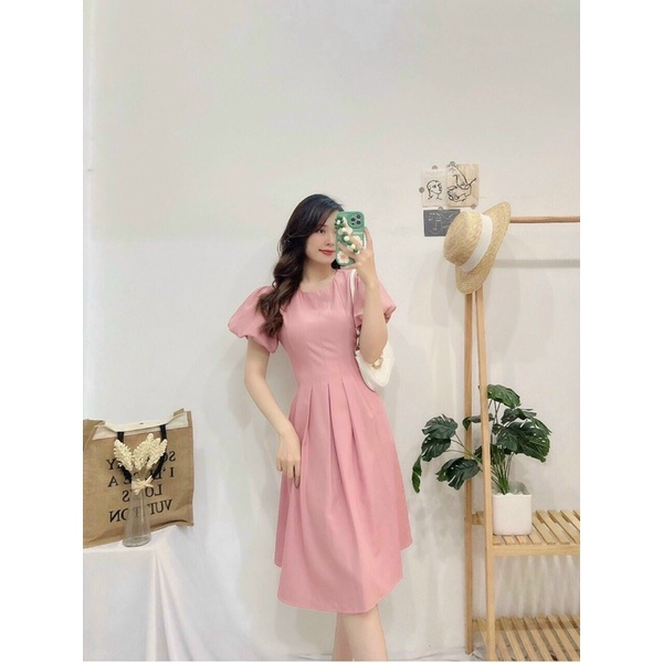 Đầm Dự Tiệc Đơn Giản Nhẹ Nhàng Nữ Tính