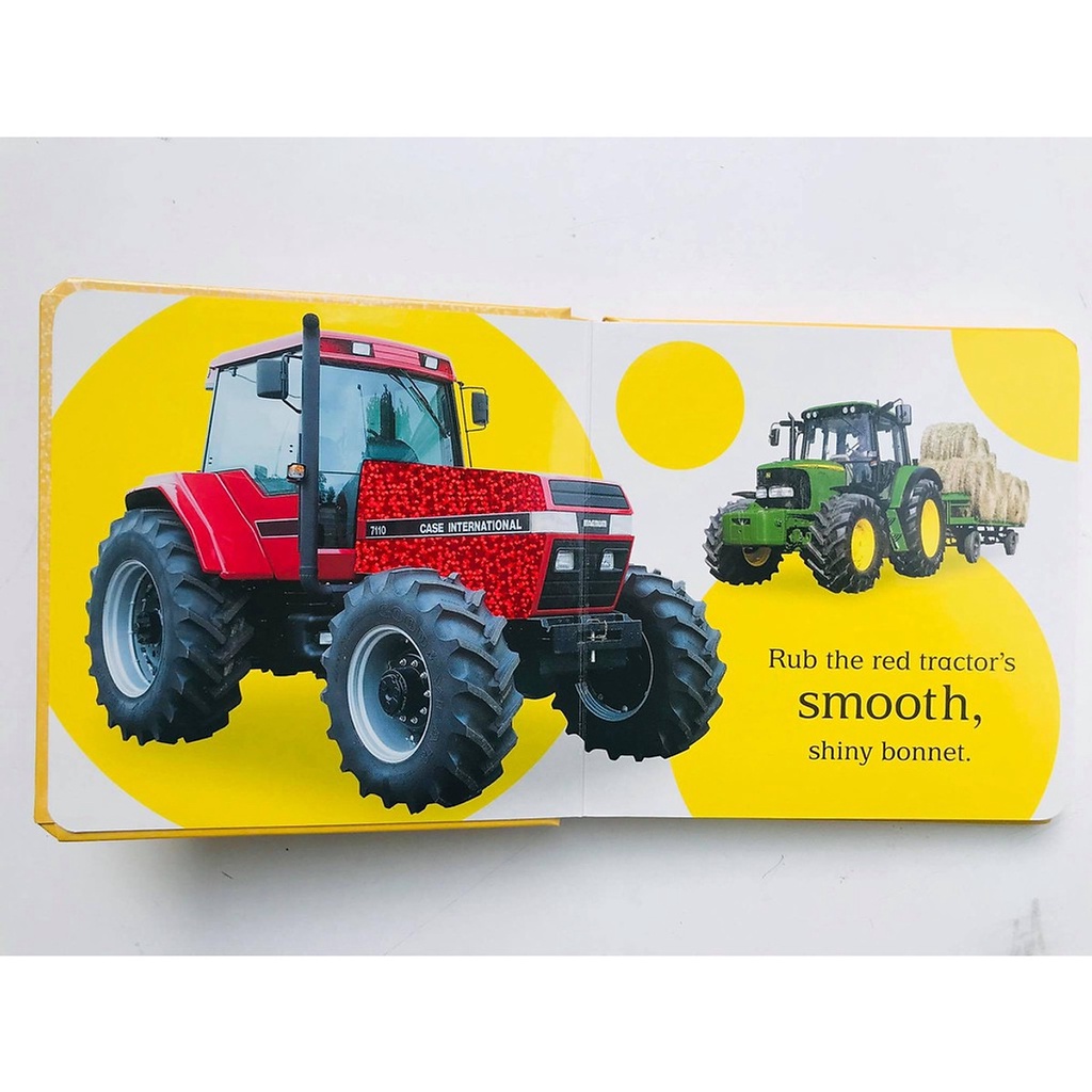 Sách : Touch And Feel Tractor - Chạm Và Cảm Nhận Máy Kéo- Á Châu Books
