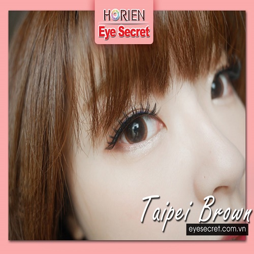 Kính áp tròng màu dùng 1 ngày Eye Secret Contact Lens - TAIPEI BROWN