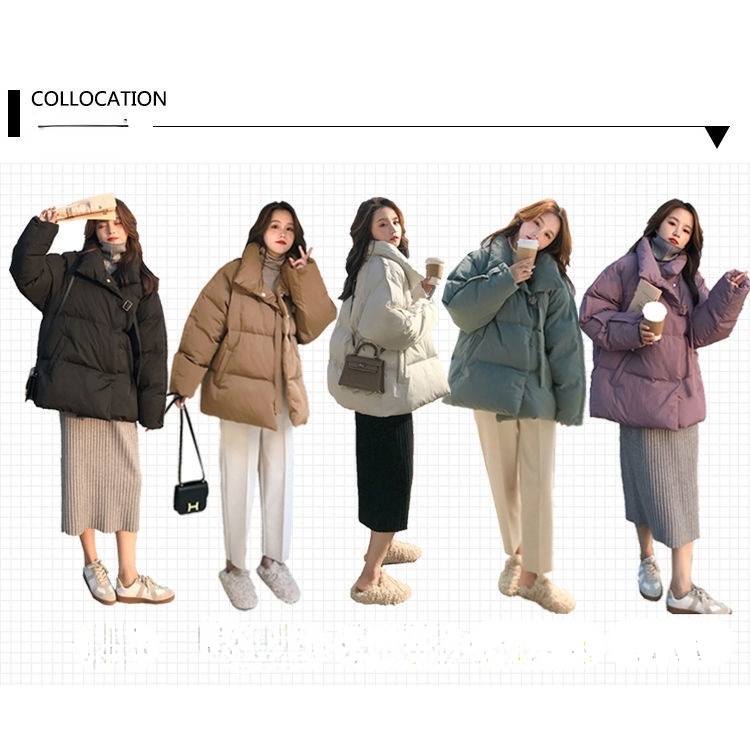 Áo Khoác Dáng Rộng Thiết Kế Mới Thời Trang Mùa Đông Theo Phong Cách Hàn Quốc Cho Nữ