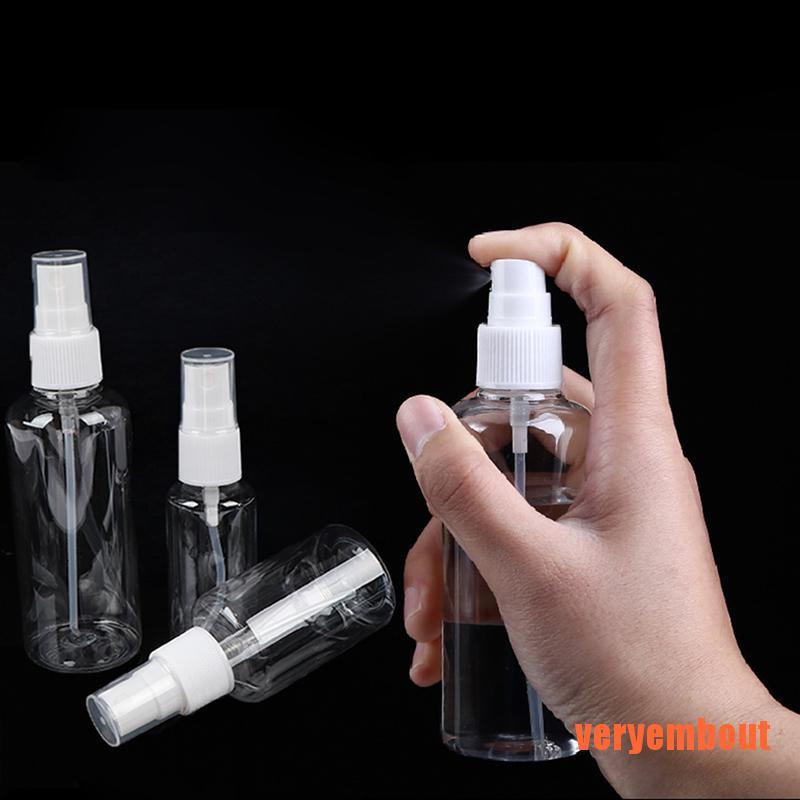 [Hàng mới về] Chai xịt đựng mỹ phẩm du lịch trong suốt 30 / 50 / 100ml