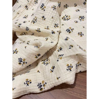 vải xô muslin hoa
