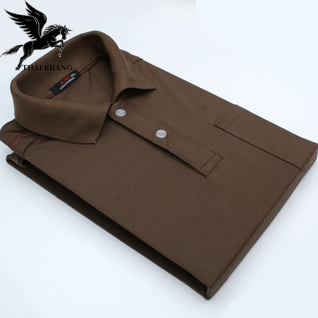 áo thun nam ngắn tay trung niên có cổ vải Cotton MÁT loại áo polo thun ngắn tay form rộng rãi TOG3 | BigBuy360 - bigbuy360.vn