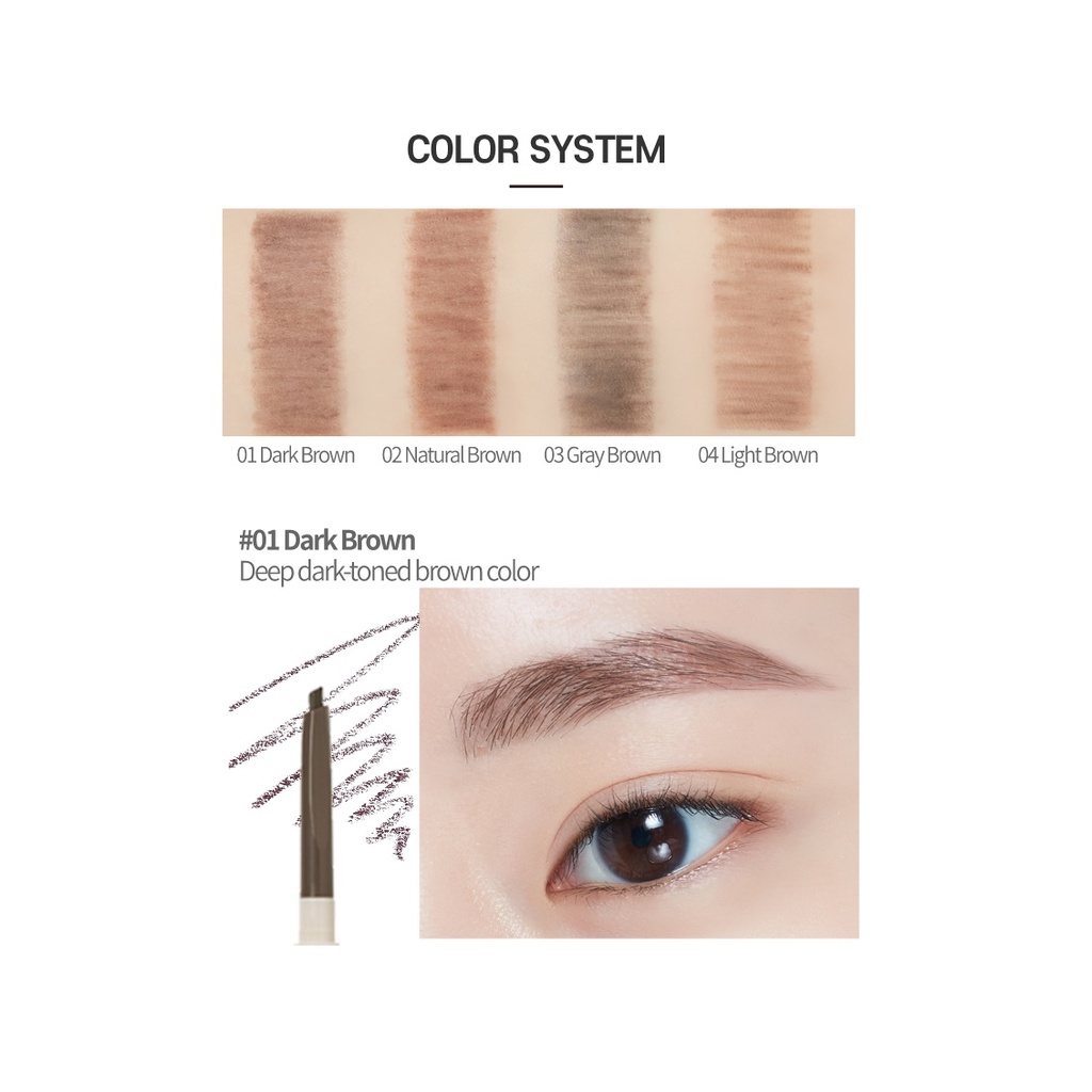 Bút chì kẻ lông mày ETUDE Bare Edge Slim Brow 0.1g