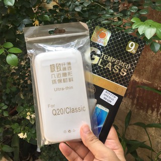 combo: ốp q20 và kính cường lực q20
