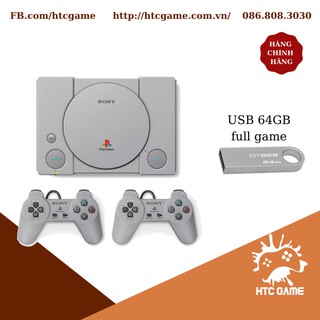 Máy chơi game ps1 classic scph-1000r HACK + USB 64G fullgame