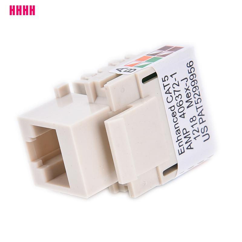 Đầu Kết Nối Mạng Lan CAT5 RJ45 Màu Trắng