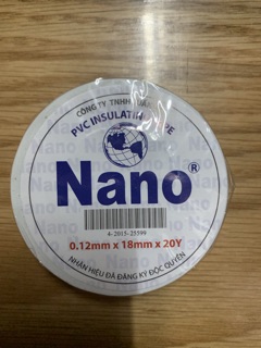 Băng Keo Điện NANO (Đen - Trắng - Đỏ - Vàng - Xanh Lá)