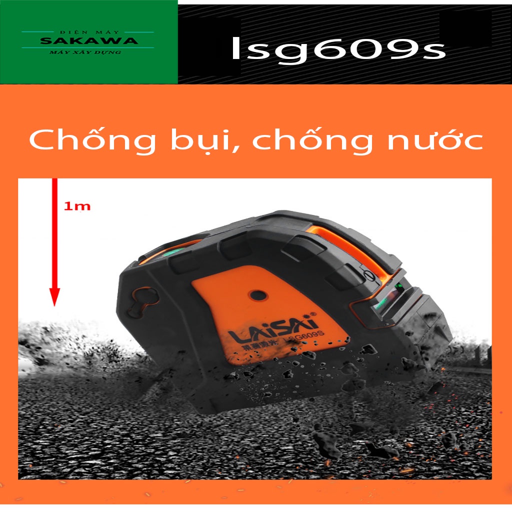 Máy cân bằng laser treo tường LAISAI LSG609S