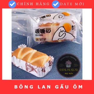 Bánh gato gấu ôm bông lan sốt kem