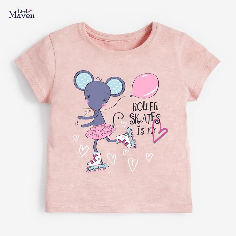 Áo phông Little Maven bé gái