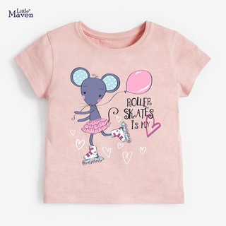 Áo phông Little Maven bé gái