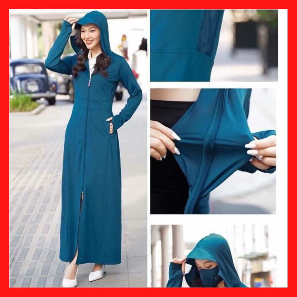 Áo Chống Nắng Nữ Toàn Thân 2 Lớp