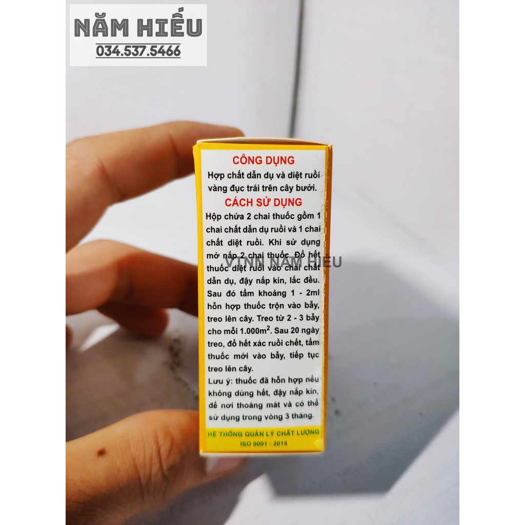 VIZUBON Thuốc dẫn dụ ruồi đục trái 10ml - DỤ ruồi đực