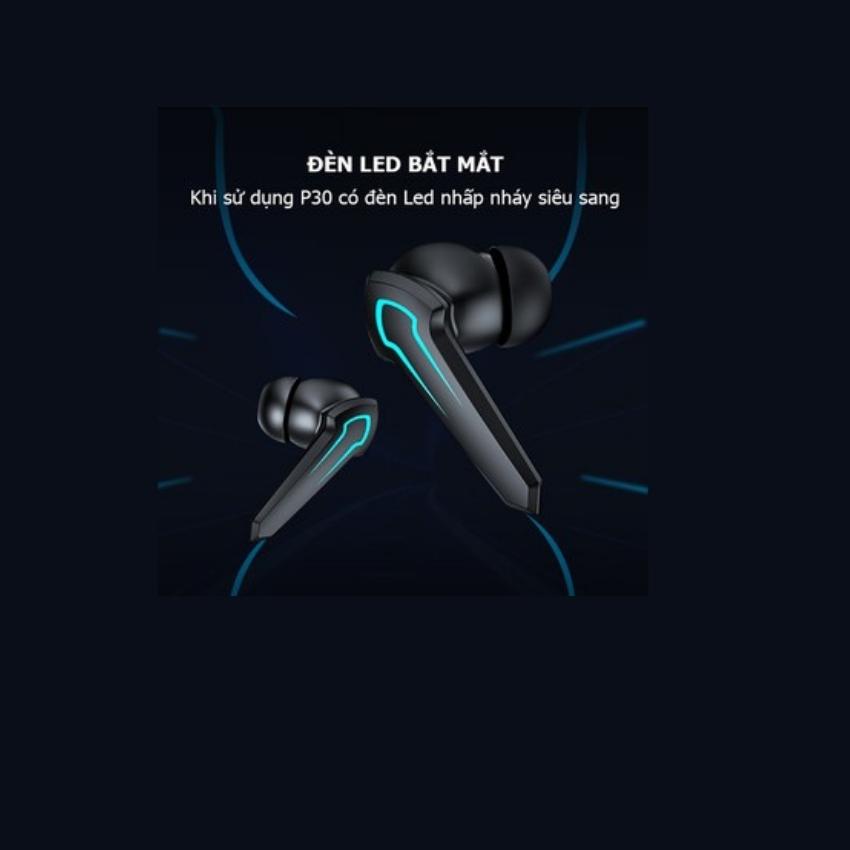 Tai nghe bluetooth không dây Gamming P30 TWS ,tai nghe nhét tai có cảm ứng giảm tiếng ồn pin trâu 4-6h sử dụng