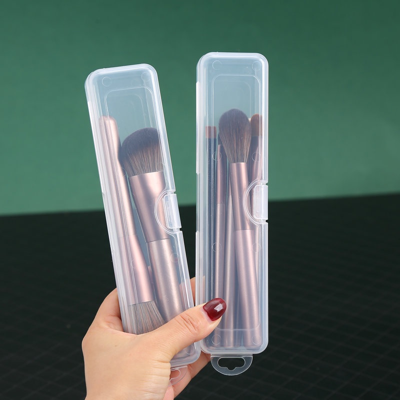 1 Hộp Đựng Bàn Chải Đánh Răng / Cọ Trang Điểm Bằng PP Trong Suốt