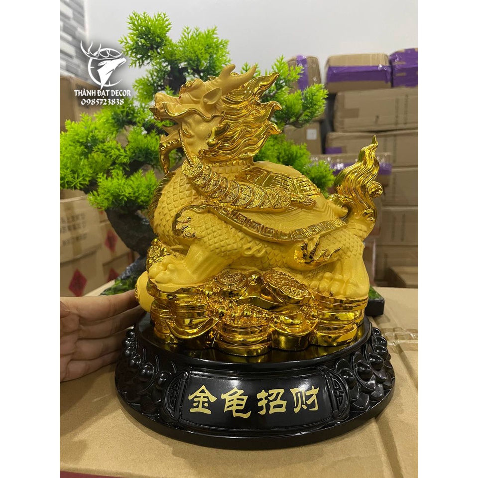 Tượng Long Quy Chiêu Tài , Rùa Đầu Rồng, Quà Tặng Tân Gia Khai Trương Sinh Nhật Trang Trí Nhà Cửa