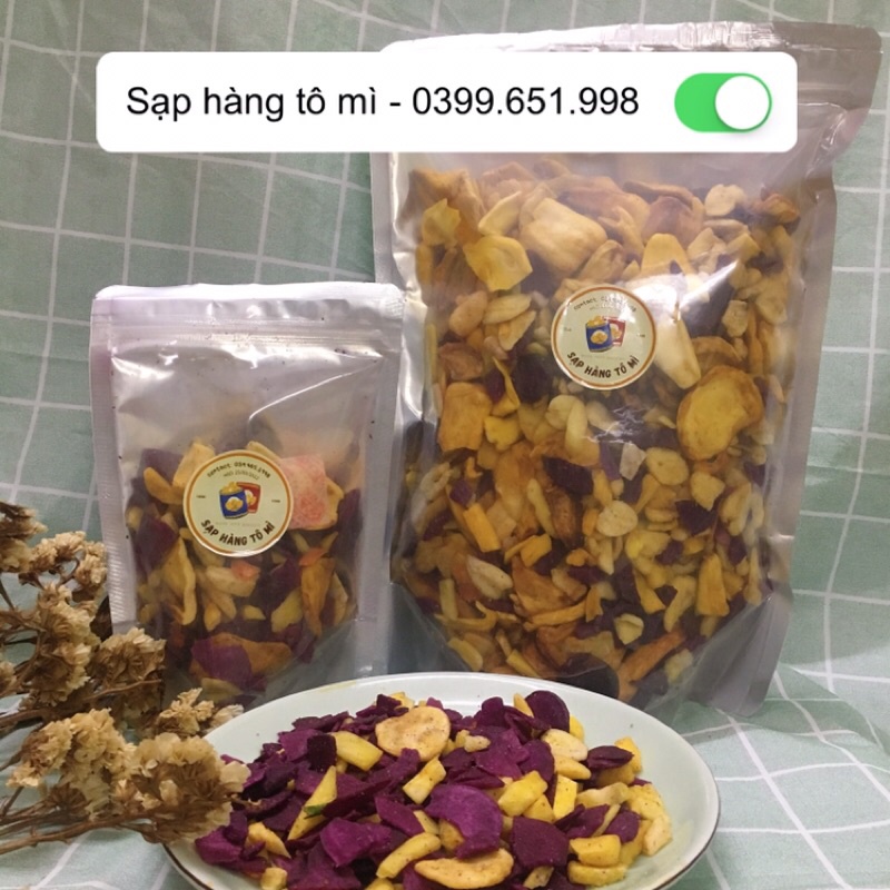 1kg Hoa quả sấy vụn ⚡️FREESHIP⚡️ XUẤT KHẨU,HÀNG A thưởng thức các loại hoa quả sấy trong cùng 1 sản phẩm