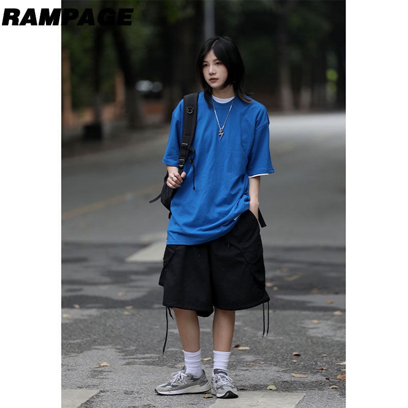 Quần Short Dây Rút Phong Cách retro Nhật Bản Cho Nam Và Nữ