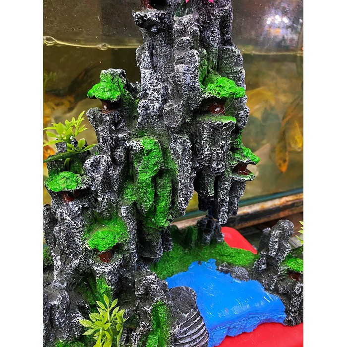 TIÊU CẢNH TRANG TRÍ HỒ CÁ NON BỘ 25X10X29CM