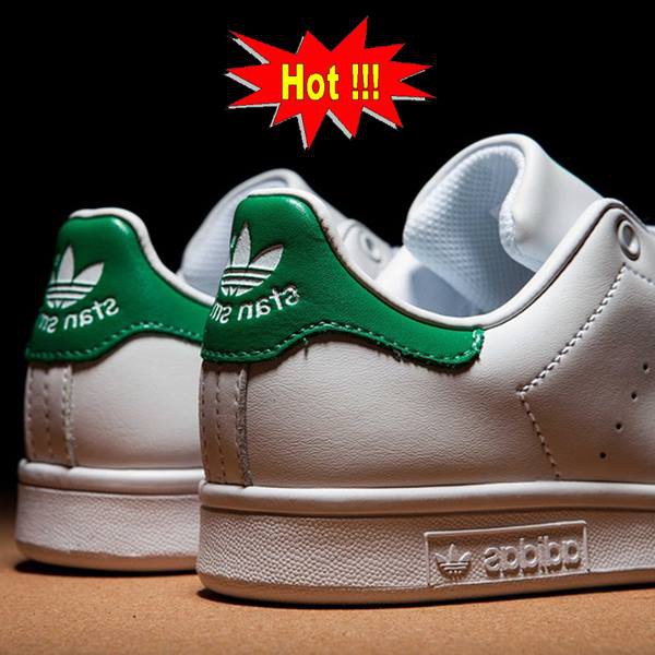 Freeship Giày Sneaker ADd Stan Smith gót xanh