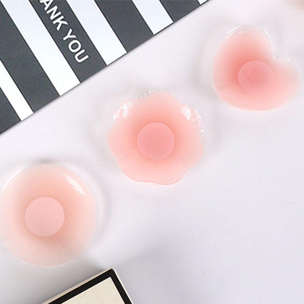 Miếng Dán Ngực Bằng Silicone Siêu Mỏng Tiện Dụng Cho Nữ