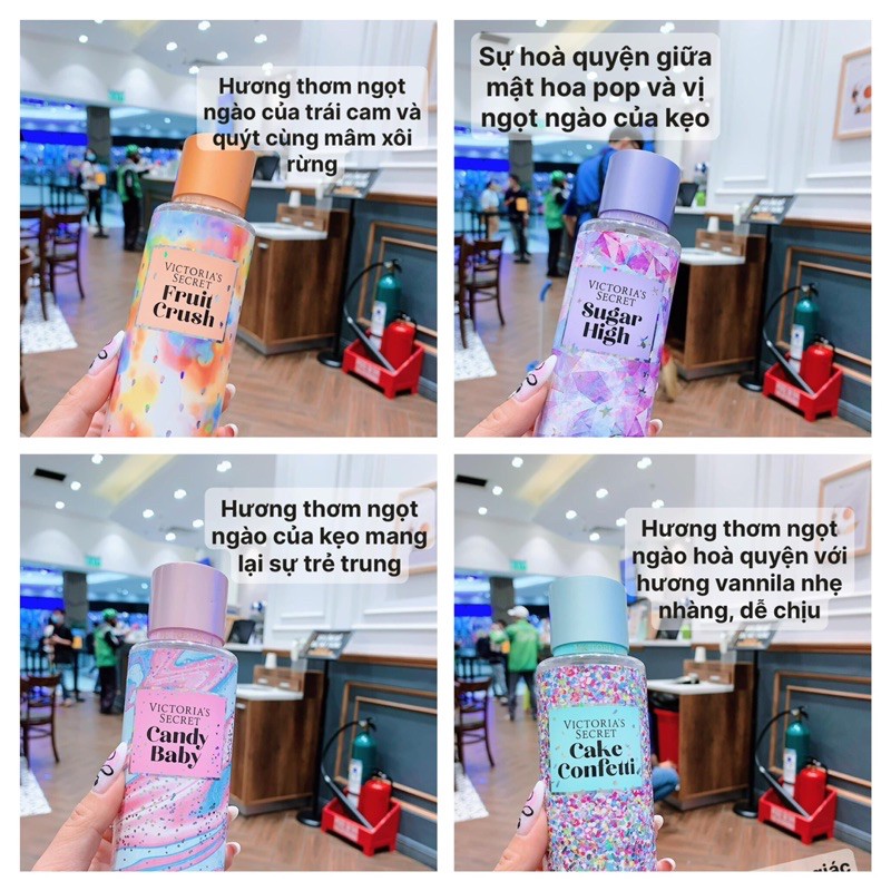 Xịt Bodymist Victoria’s Secret | Thế Giới Skin Care