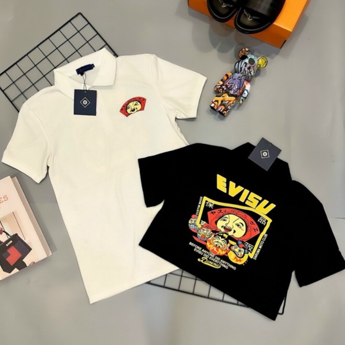 Áo thun nam POLO có cổ tay ngắn vải cotton co giãn 4 chiều dày mịn thoáng khí 2 màu trắng đen cao cấp-AHFASHION