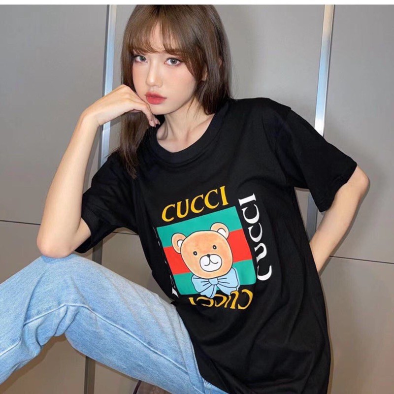 Áo GC gg Gucci hot hit 2021 vẫn là hoạ tiết chú gấu