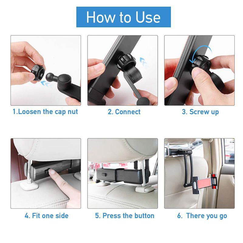 Giá đỡ máy tính bảng trên xe ô tô tiện lợi | BigBuy360 - bigbuy360.vn