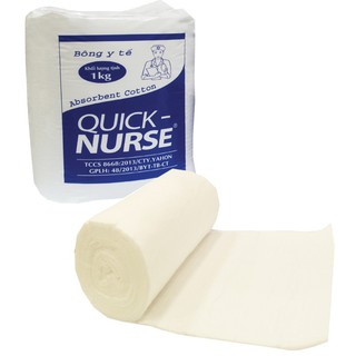 Bông gòn Y Tế Quick Nurse 500gr, 1kg