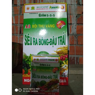 Phân Bón Lá Siêu Ra Bông Đậu Trái - Ba lá Xanh, tạo mầm hoa cực mạnh