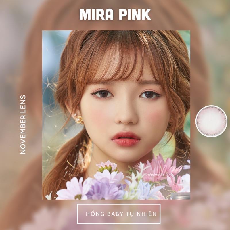 <CÓ SẴN> Lens Mira Pink | Tone Hồng Đào Baby - LENS NỘI ĐỊA HÀN QUỐC | BigBuy360 - bigbuy360.vn