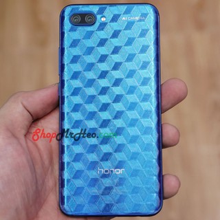 Bộ 3 skin dán mặt lưng vân 3d honor 10
