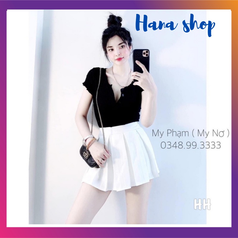 _Áo Len Xốp Body Mongtoghi Cổ Tròn Cúc Ngực Siêu Hot N66