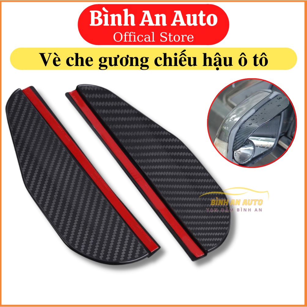 Vè che mưa gương chiếu hậu (bộ 2 cái) - Bình An Auto