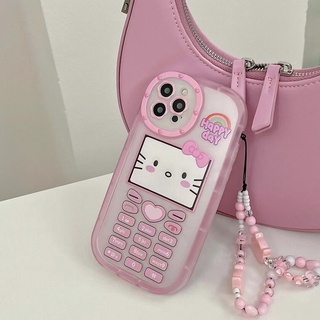 Ốp Điện Thoại Họa Tiết Hello Kitty Dễ Thương Cho iPhone 14 Pro Max 14 Plus 13 Pro Max 12 Pro Max 11 Pro Max Xs Max XR