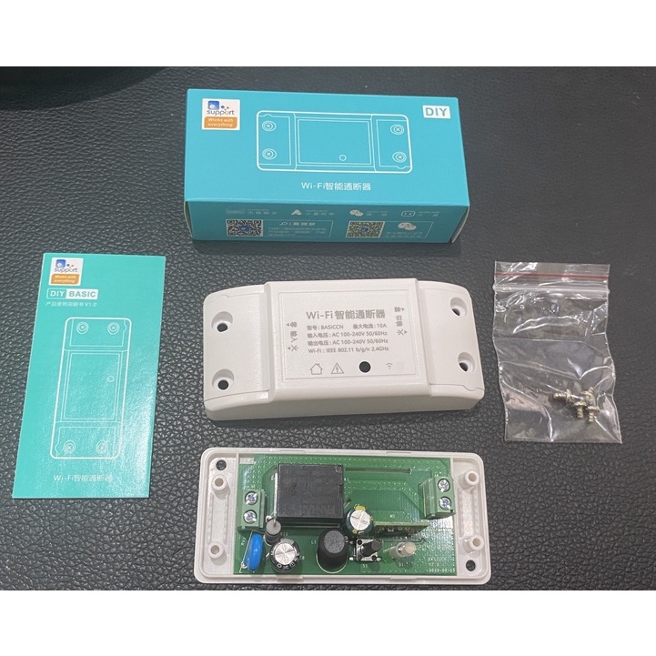 Công tắc thông minh Sonoff Basic điều khiển từ xa qua WIFI, 3G, 4G sử dụng điện thoại để kết nối