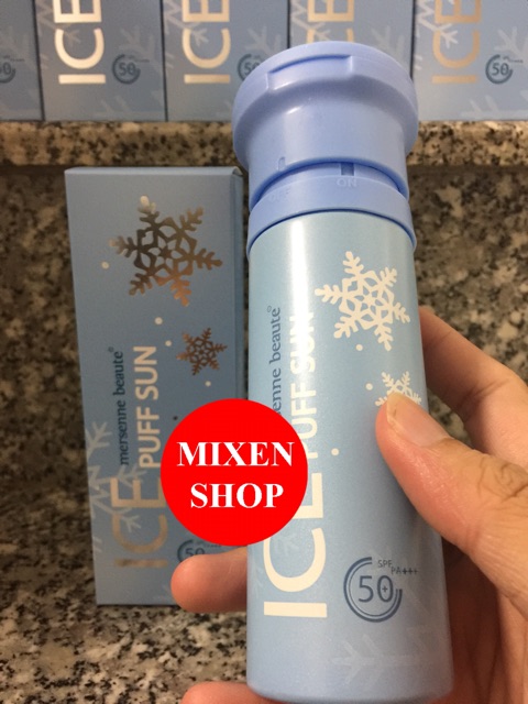 {Chính Hãng - Ảnh Thật} Kem chống nắng mát lạnh Ice Sun Mersenne Beaute Puff 100ml hàn quốc | BigBuy360 - bigbuy360.vn