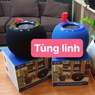Loa bluetooth mini JBL E15 kiểu tròn có tay xách tiện lợi, âm thanh siêu hay, bảo hành 3 tháng