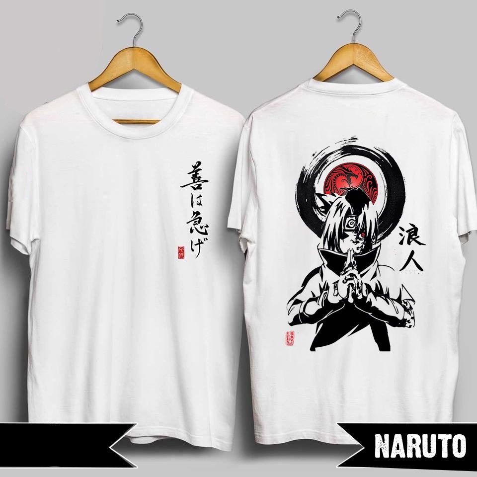 Áo Naruto - BST Áo thun in hình Uchiha Itachi Naruto Siêu Độc | Áo Thun Manga Unisex ITACHI Đẹp
