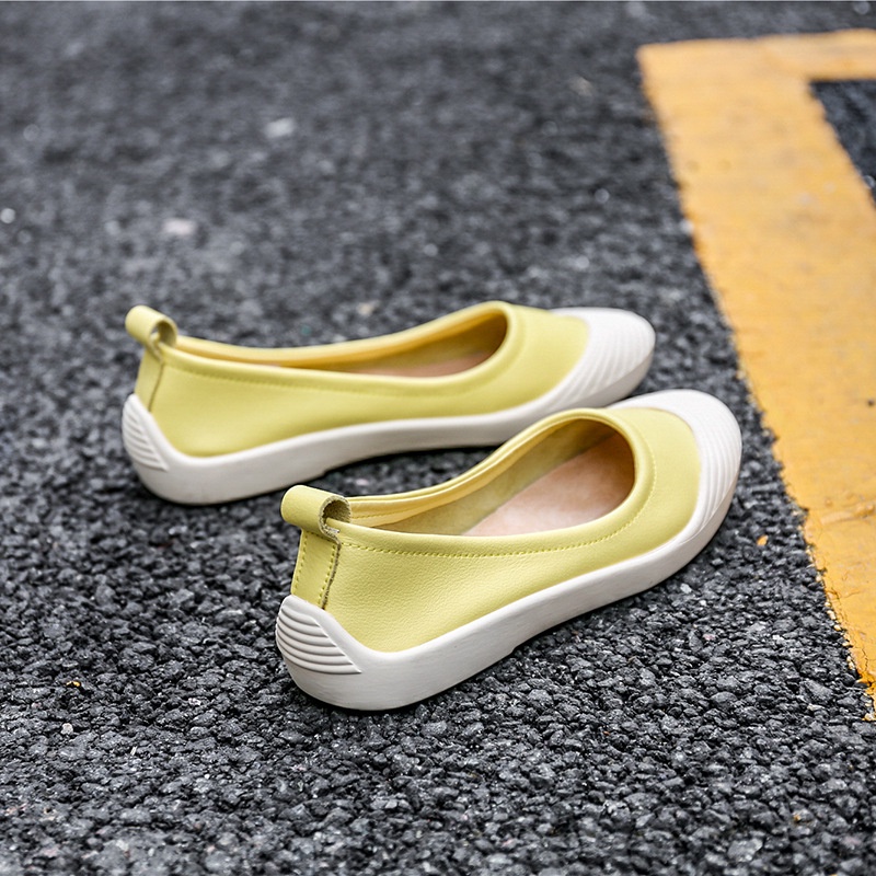 Giày slip on, giày lười da bò cực êm và thoải mãi cho nữ