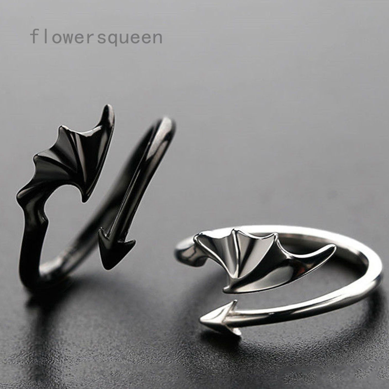 flowersqueen Nhẫn hình rồng cá tính sành điệu