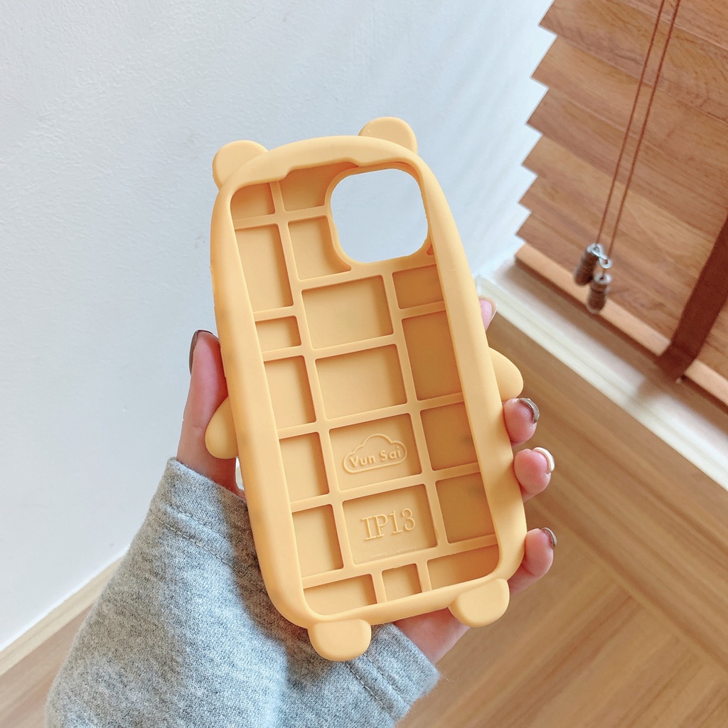 Ốp điện thoại silicon hình hổ 3D thích hợp cho iphone13 promax X XS XR 1112 pro max
