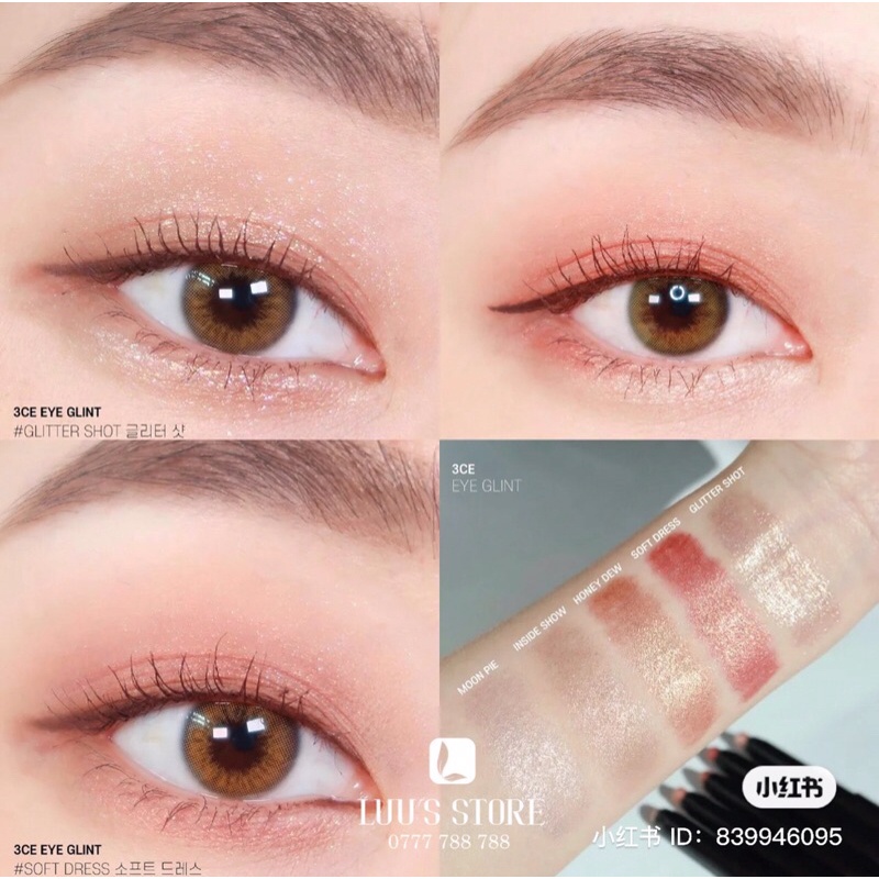 Nhũ Mắt 3CE Eye Glint Dạng Bút