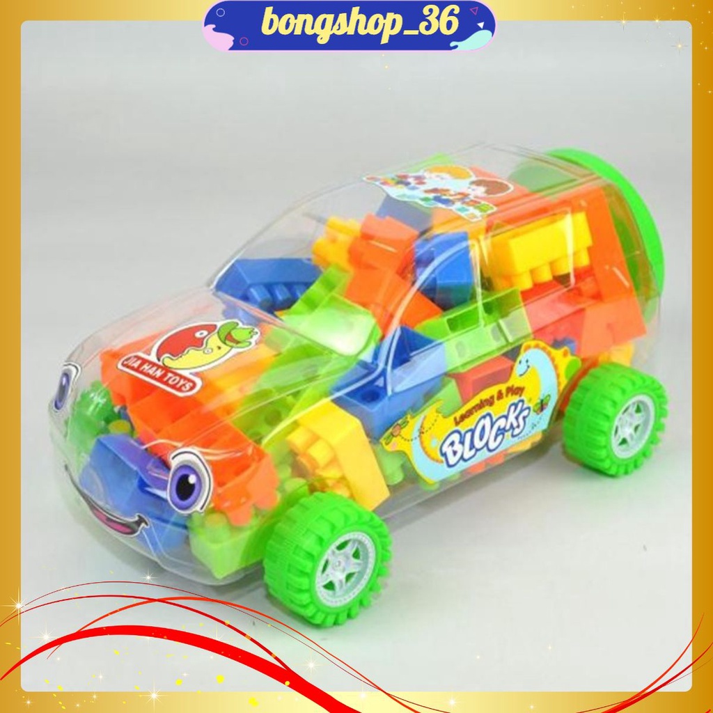 Hộp Ô TÔ LEGO 2in1 Cho Bé Thỏa Sức Sáng Tạo Và Vui Chơi