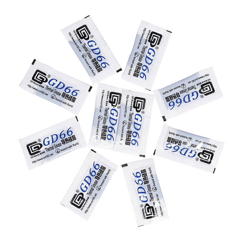 Bộ 10 Linh Kiện Dẫn Nhiệt Gd66 Gd66 Bằng Silicone Cho Đèn Led