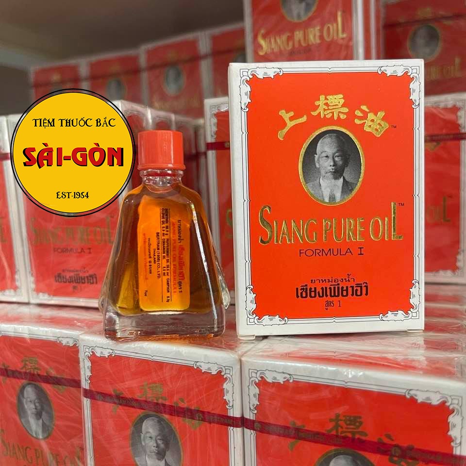 Dầu gió đỏ Siang Pure Oil Formula I Thái Lan 7cc