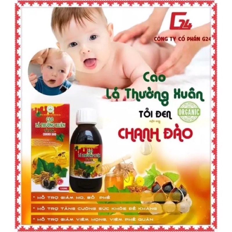 Cao ho, cao lá thường xuân tỏi đen chanh đào cho sỉ