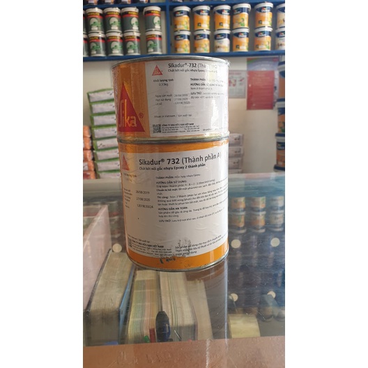 Sika cấy sắt, bêtông 731-732, 2 thành phần